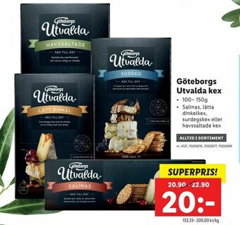 Lidl Göteborgs Utvalda kex erbjuda
