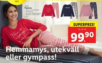 Lidl Pyjamas erbjuda
