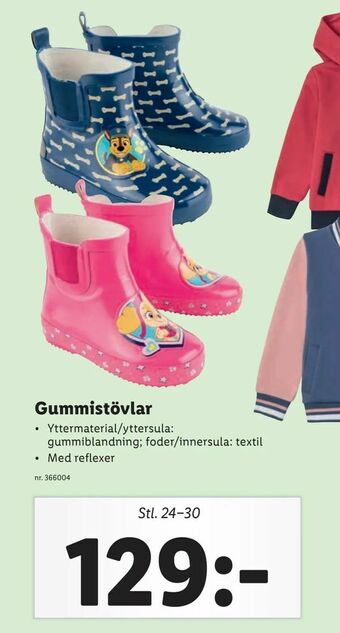 Lidl Gummistövlar erbjuda