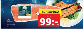 Lidl Laxfilé erbjuda