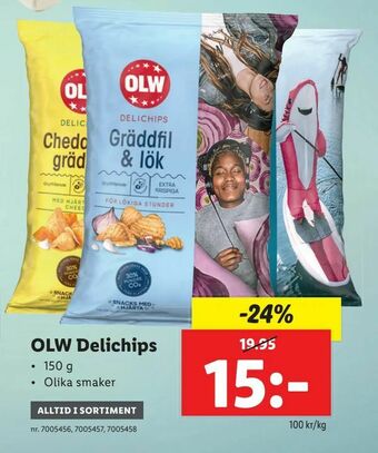 Lidl OLW Delichips erbjuda