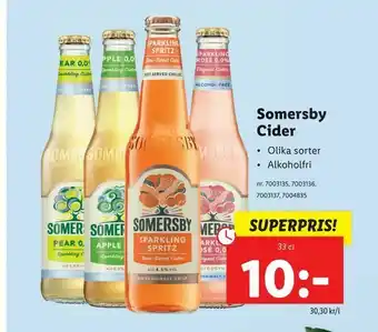 Lidl Somersby Cider erbjuda