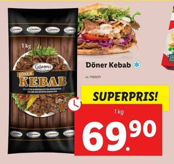 Lidl Döner Kebab erbjuda