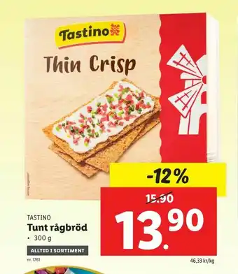 Tunt rågbröd