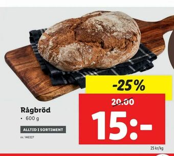 Lidl Rågbröd erbjuda