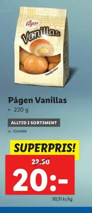 Lidl Pågen Vanillas erbjuda