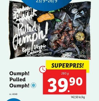 Lidl Oumph! Pulled Oumph! erbjuda