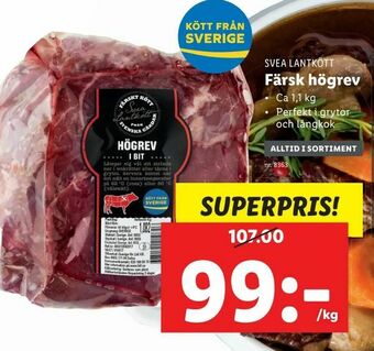 Färsk högrev