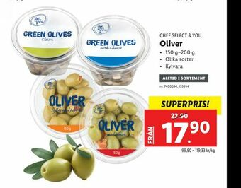 Lidl Oliver erbjuda