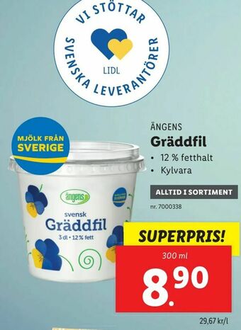 Lidl Gräddfil erbjuda