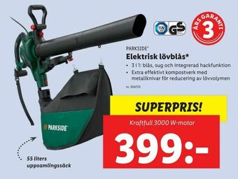 Elektrisk lövblås