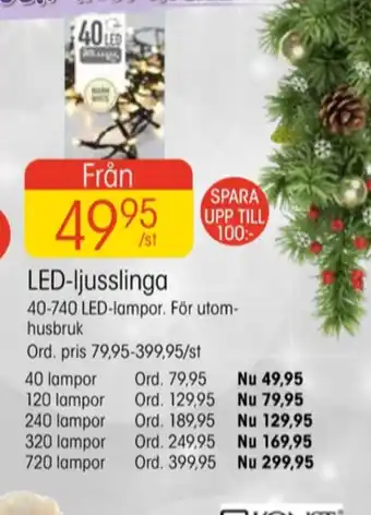 EKO Hedlundgruppen ljusslingor erbjuda