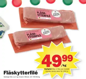 Pekås Dalsjöfors fläskytterfilé erbjuda