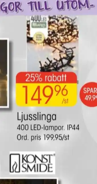 EKO Konstsmide ljusslingor erbjuda
