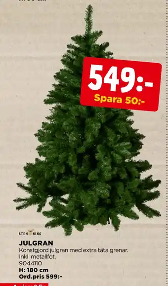 Jem&Fix Julgran erbjuda