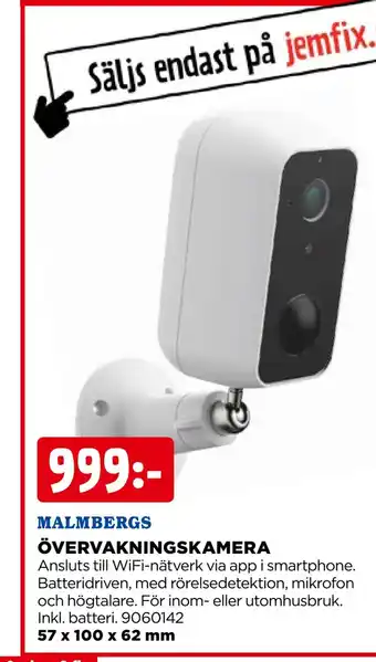 Jem&Fix Övervakningskamera erbjuda