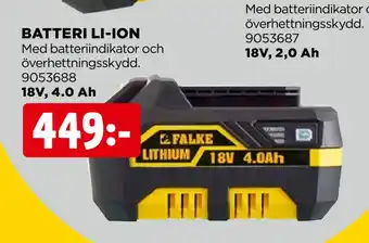 Jem&Fix Batteri li-ion erbjuda