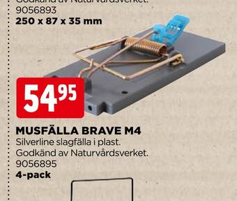 Jem&Fix Musfälla brave m4 erbjuda