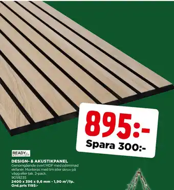 Jem&Fix Design- & akustikpanel erbjuda