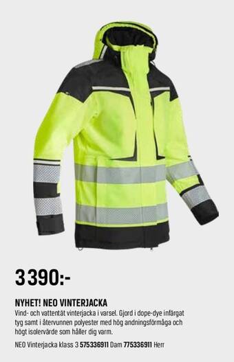 Swedol NYHET! NEO VINTERJACKA erbjuda