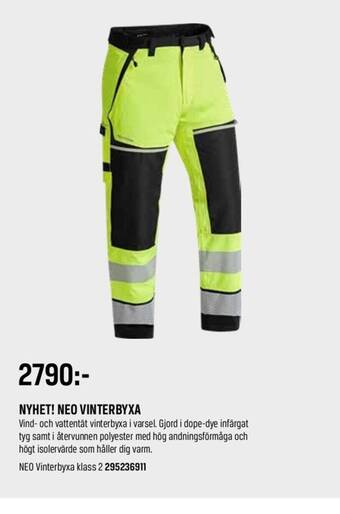 Swedol NYHET! NEO VINTERBYXA erbjuda