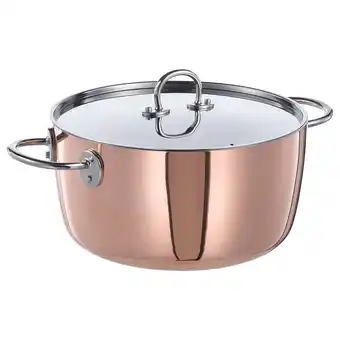 IKEA Finmat gryta med lock, koppar/rostfritt stål, 5 l erbjuda