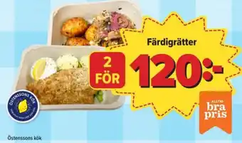Östenssons Östenssons färdigrätter erbjuda