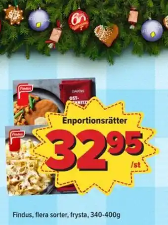 Östenssons Findus färdigrätter erbjuda