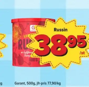 Östenssons Garant russin erbjuda