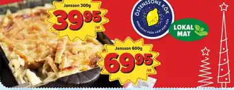 Östenssons Östenssons färdigrätter erbjuda