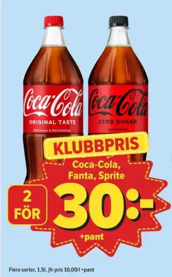 Östenssons Coca cola läskedryck erbjuda