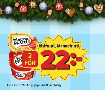 Östenssons Risifrutti mellanmål erbjuda