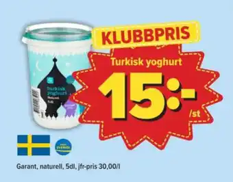 Östenssons Garant yoghurt erbjuda