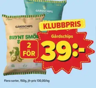 Östenssons Gårdschips erbjuda