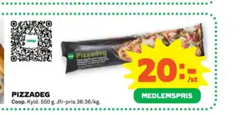 Stora Coop Coop pizzadeg erbjuda