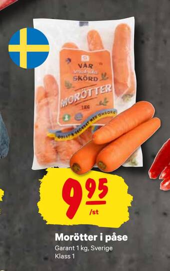 City Gross Morötter i påse erbjuda