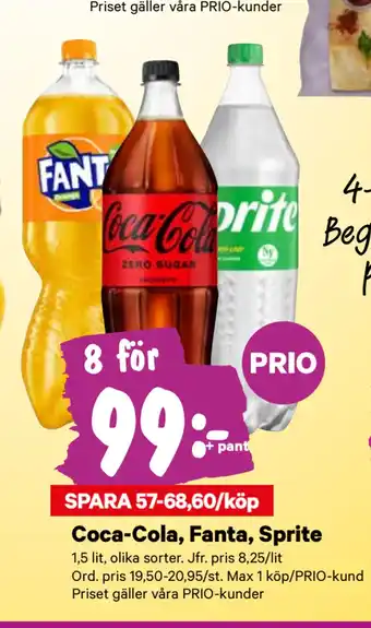 City Gross Coca-cola, fanta, sprite erbjuda