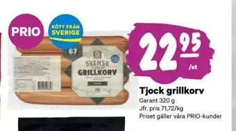 City Gross Tjock grillkorv erbjuda
