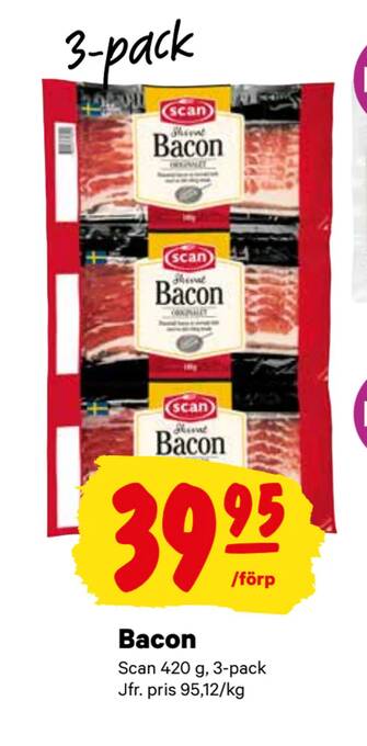 City Gross Bacon erbjuda