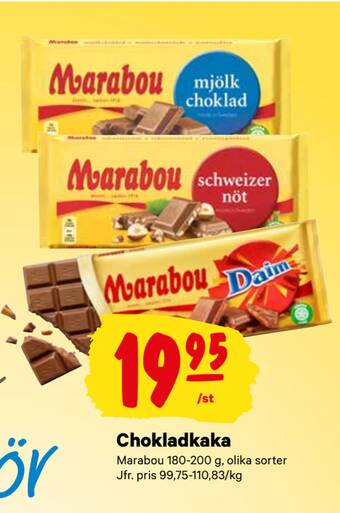 City Gross Chokladkaka erbjuda