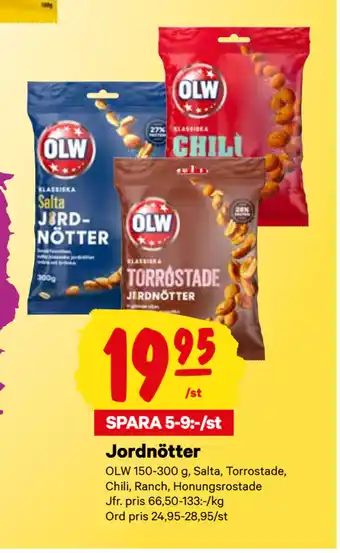 City Gross Jordnötter erbjuda