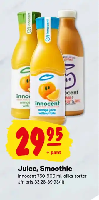 City Gross Juice, smoothie erbjuda