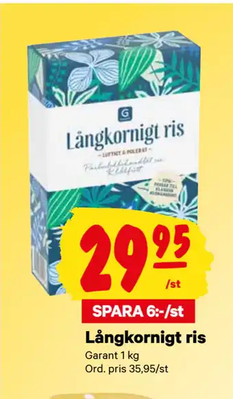 City Gross Långkornigt ris erbjuda