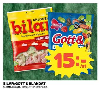 Coop Bilar/gott & blandat erbjuda