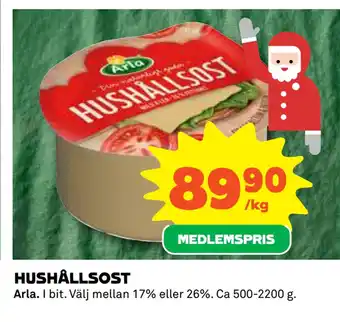 Coop Daglivs Hushållsost erbjuda