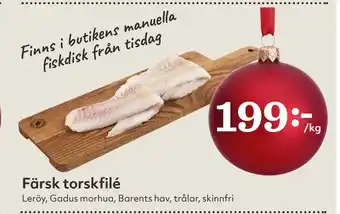 Hemköp Färsk torskfilé erbjuda