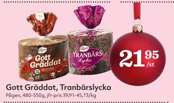 Hemköp Gott gräddat, tranbärslycka erbjuda