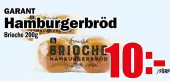Matdax Hamburgerbröd erbjuda