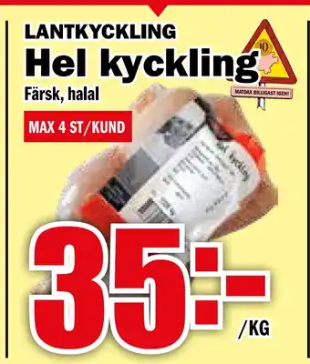 Matdax Hel kyckling erbjuda