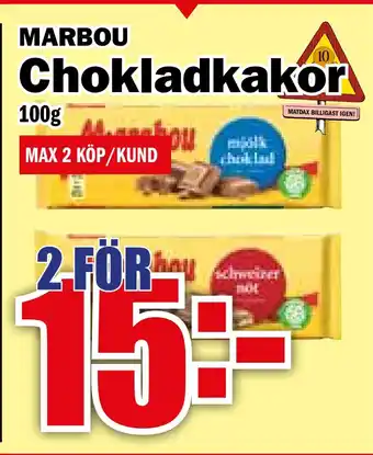 Matdax Chokladkakor erbjuda